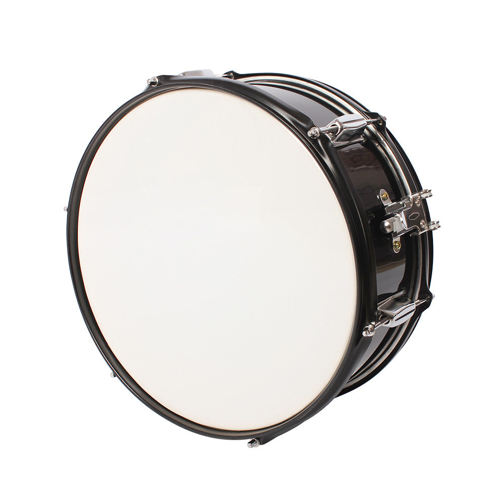 14 Inch Professional Marching Snare Drum Set - Black