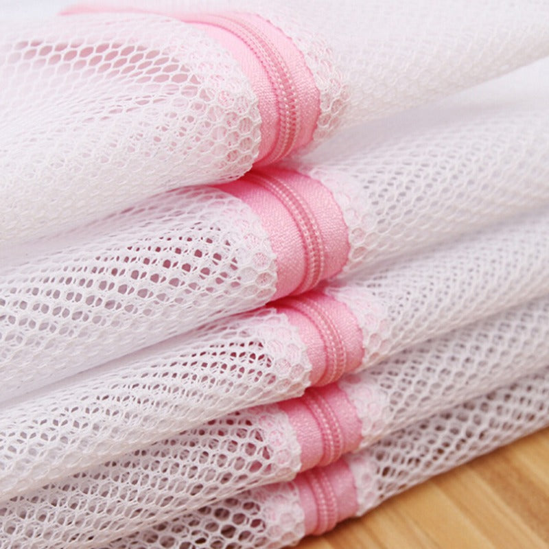 Mesh Laundry Bag Protective White Small Medium Large Sizes