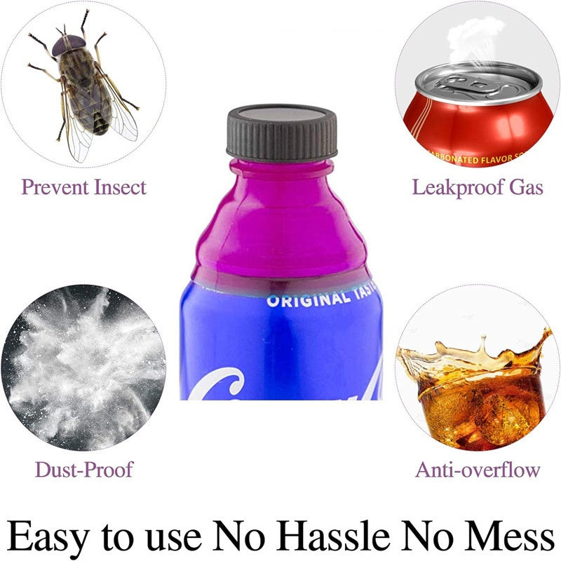 Reusable Soda Can Lid Dustproof Cover - Sealed Drink Cover for Household Use