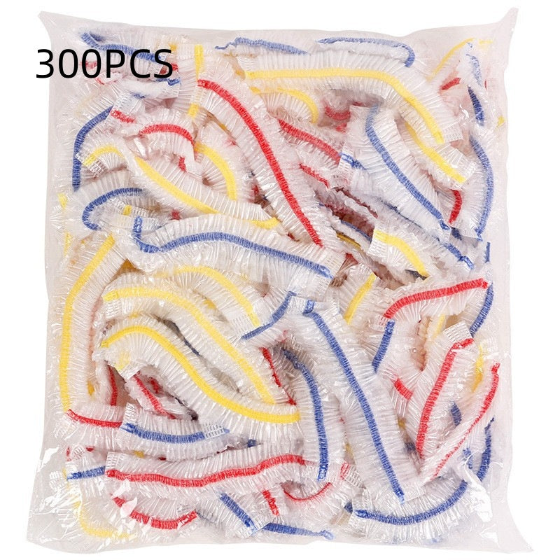 Disposable Food Grade Plastic Cover Pack - Elastic Fresh-Keeping Wrap