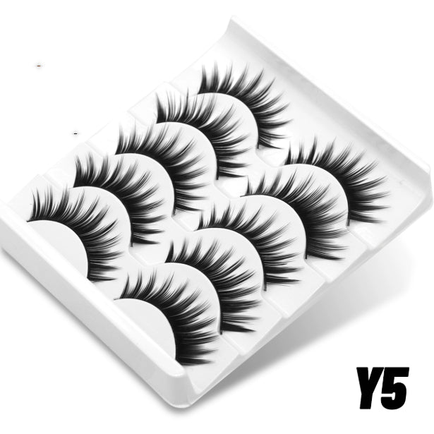 Natural False Eyelashes Without Eyeliner - Dense, Long Style, Multiple Variants