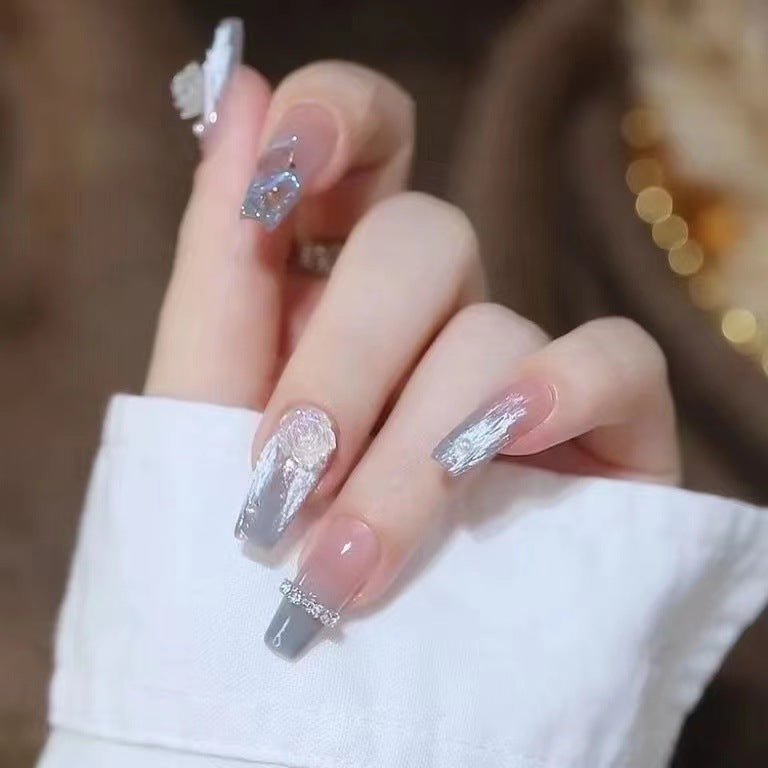 Fake Nail Stickers with Armor Classic Nail Tips for Nail Art and Manicure