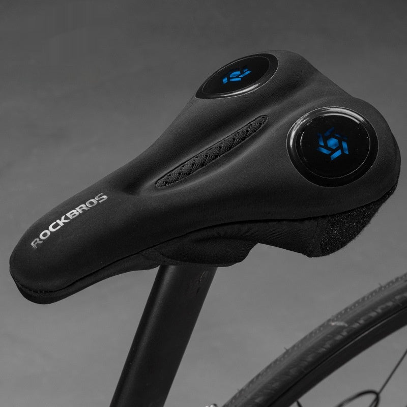 Memory Foam Bicycle Seat Cover with Silicone Padding - Comfortable Fit