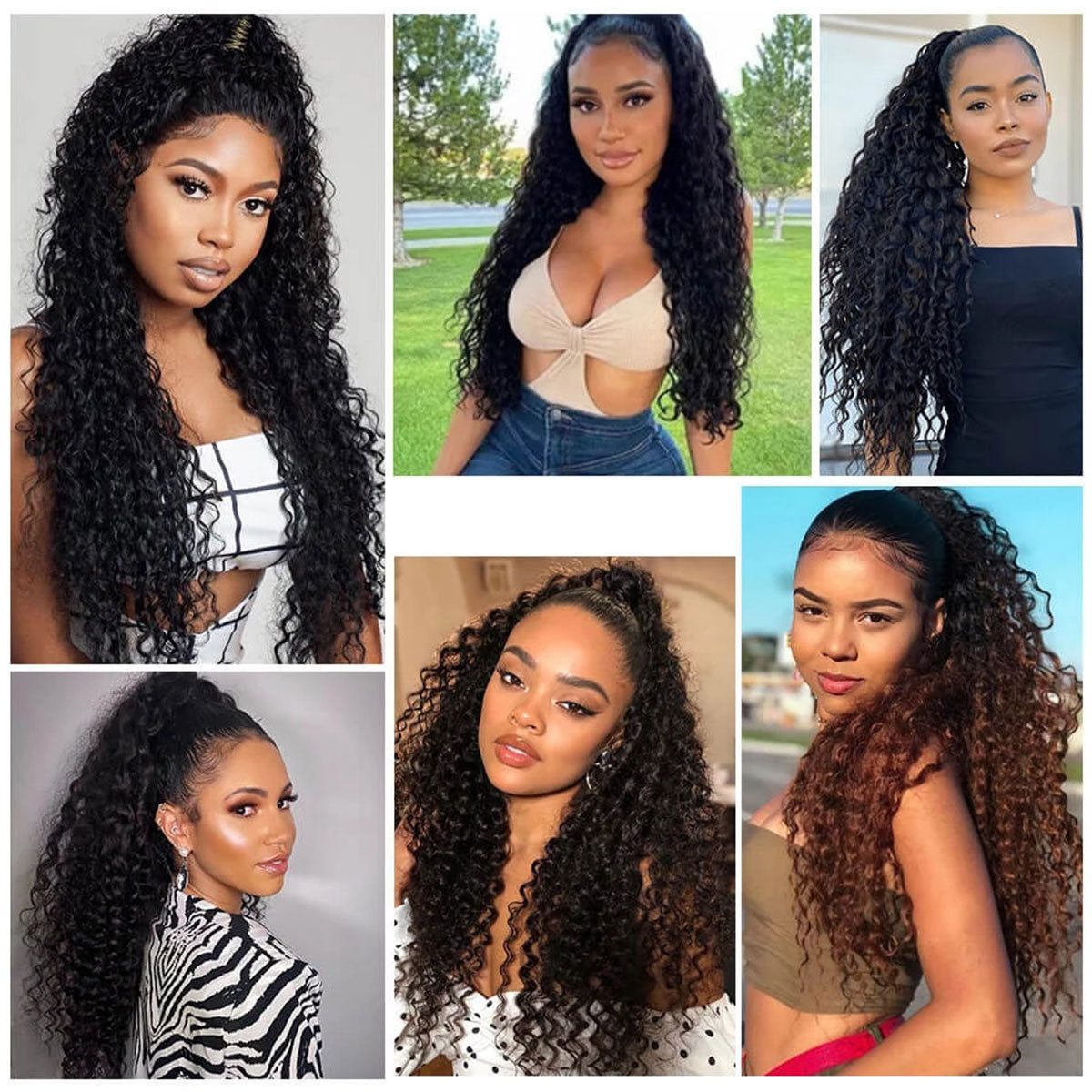 Curly Ponytail Hair Extension - T4/27
