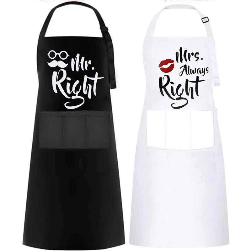 Waterproof Antifouling Kitchen Apron Set - Personalized Household Cooking Accessories