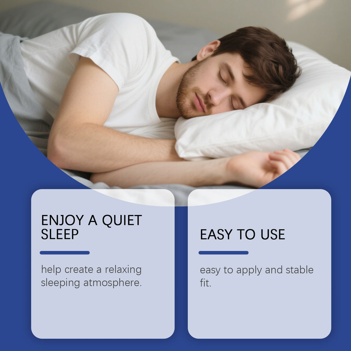 Anti-Snoring Sleep Strips - 30 Pieces Nasal Sleep Aid | Menthol & Vitamin E