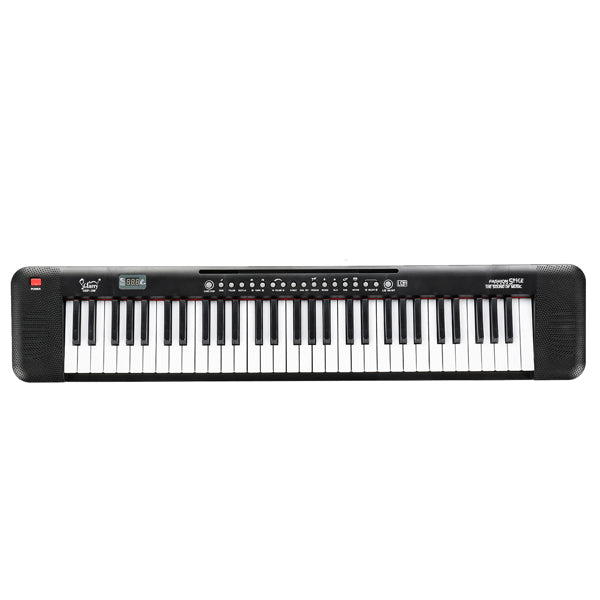 61-Key Electronic Keyboard with Light-Up Display & Stool Set
