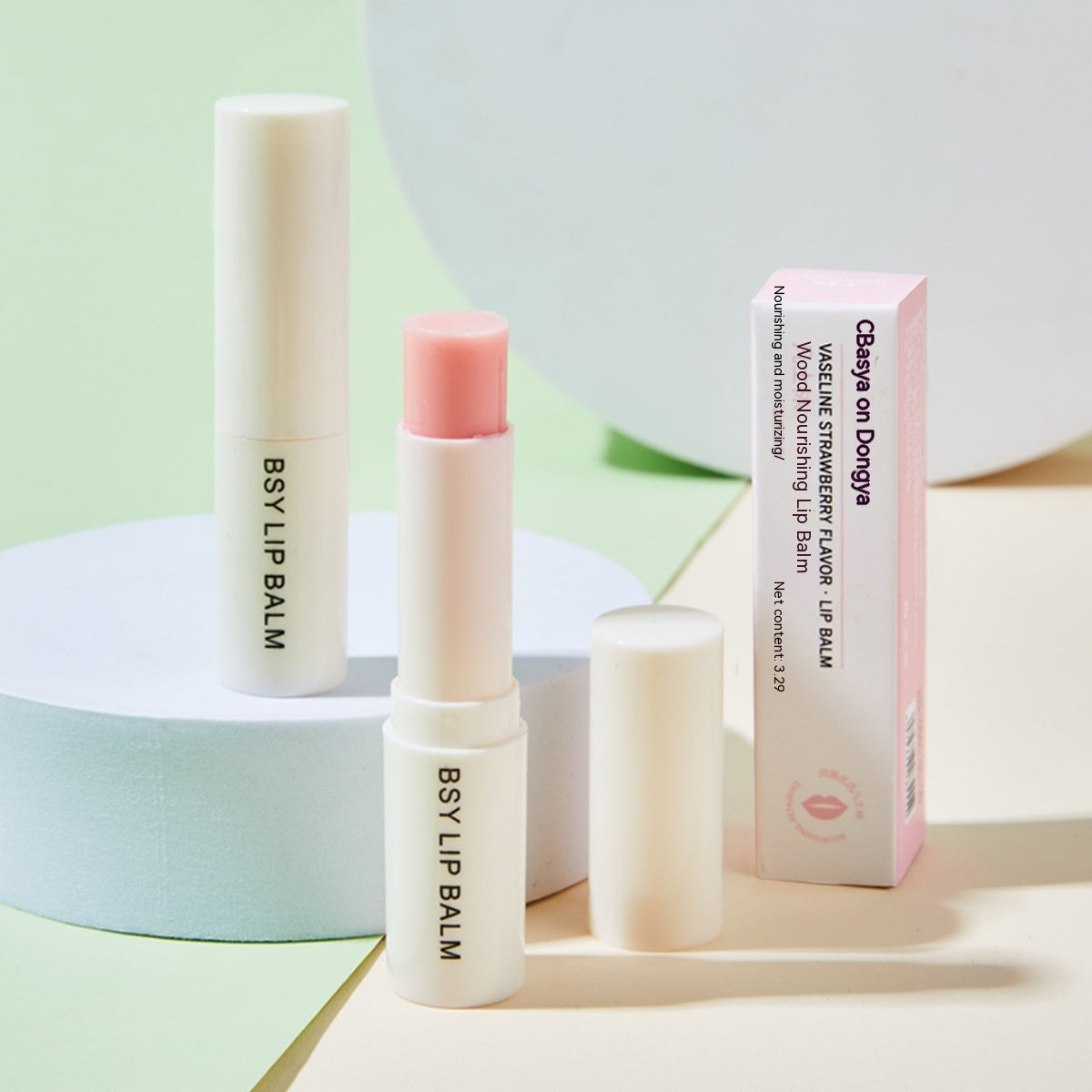 Moisturizing Lip Balm with Vaseline & Jojoba Oil - Nourishing Lip Care