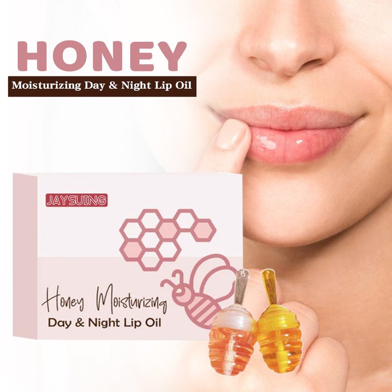Honey Moisturizing Lip Gloss Set - Day & Night