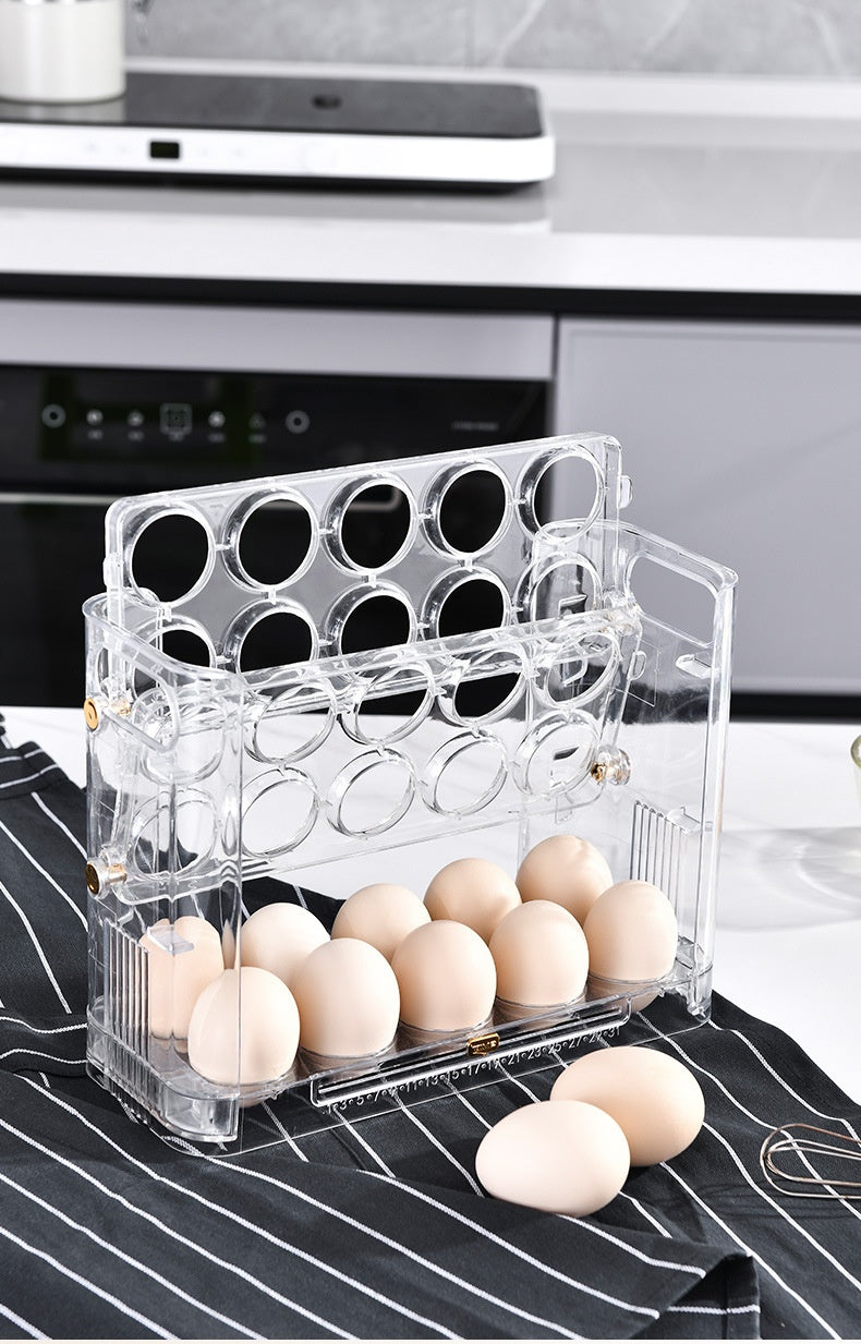 Kitchen Egg Storage Box - Food Preservation Container with Multiple Colors