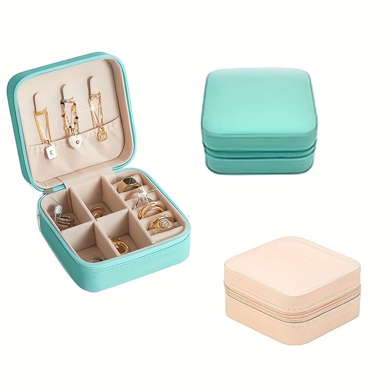 15-Piece Set High-Quality Mini Portable PU Leather Travel Jewelry Box
