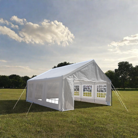 Heavy Duty 20x20 Feet Party Tent with Carry Bags - White