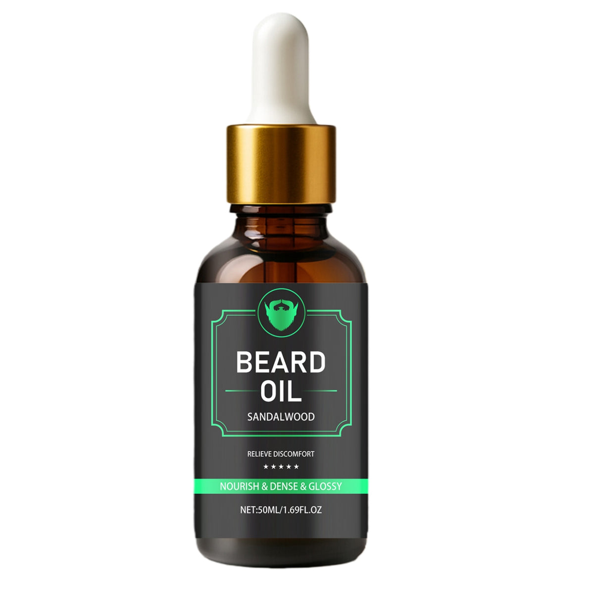 Men Beard Care Oil 50ml Natural Beard Oil for Healthy Growth