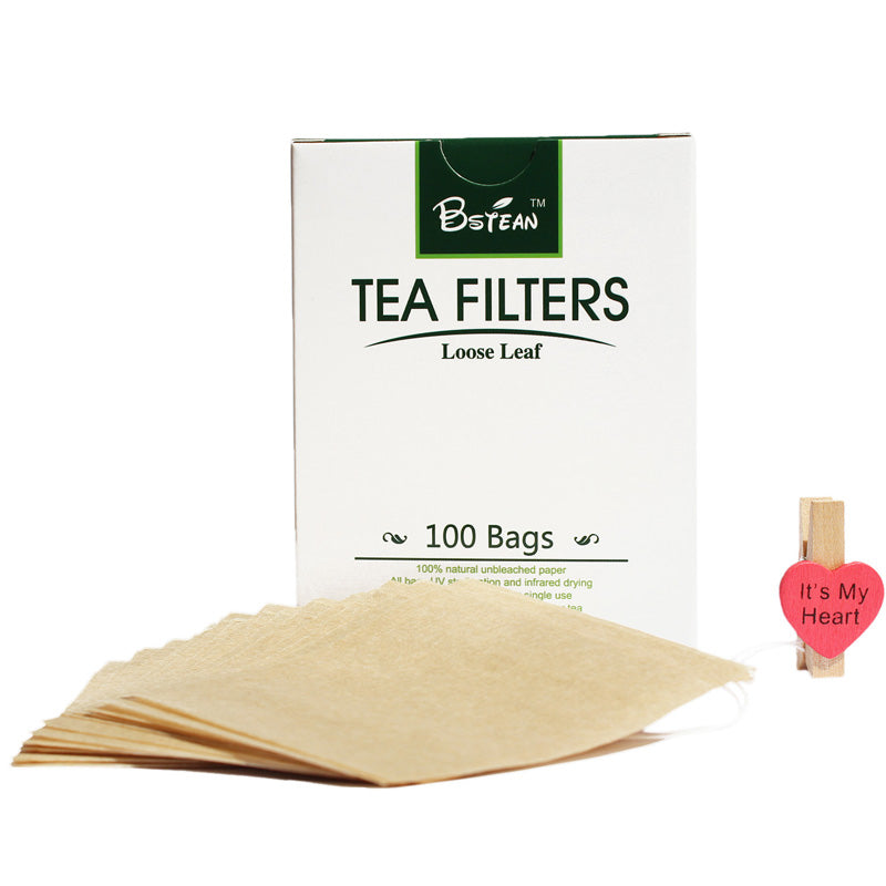Disposable Tea Filter Bags - Natural Unbleached Paper Infuser