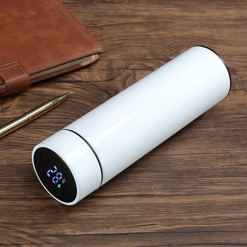 Digital Temperature Display Insulated Travel Mug - 450ML, Touch Control