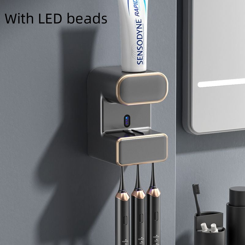 Disinfection Toothpaste Squeezing Tool with Intelligent Induction Toothbrush Holder
