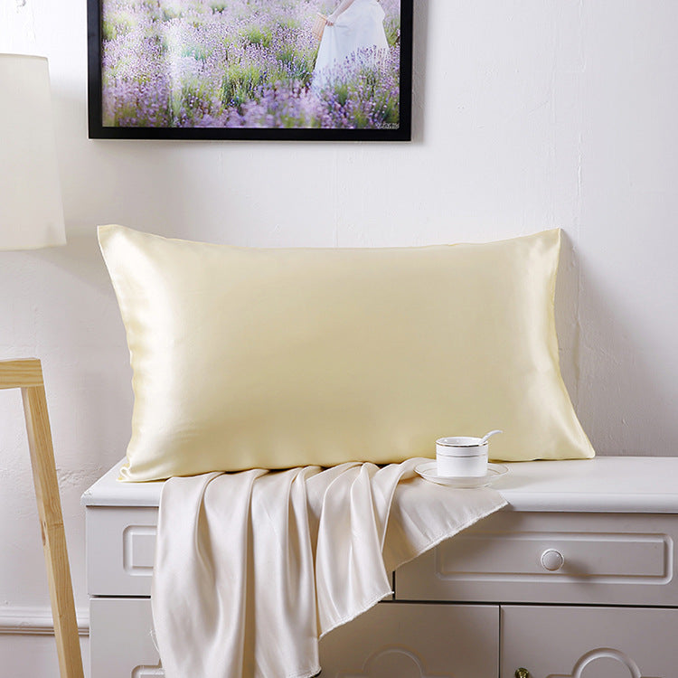 Silk Pillowcase Double-Sided European Style 100% Mulberry Satin Home Decor