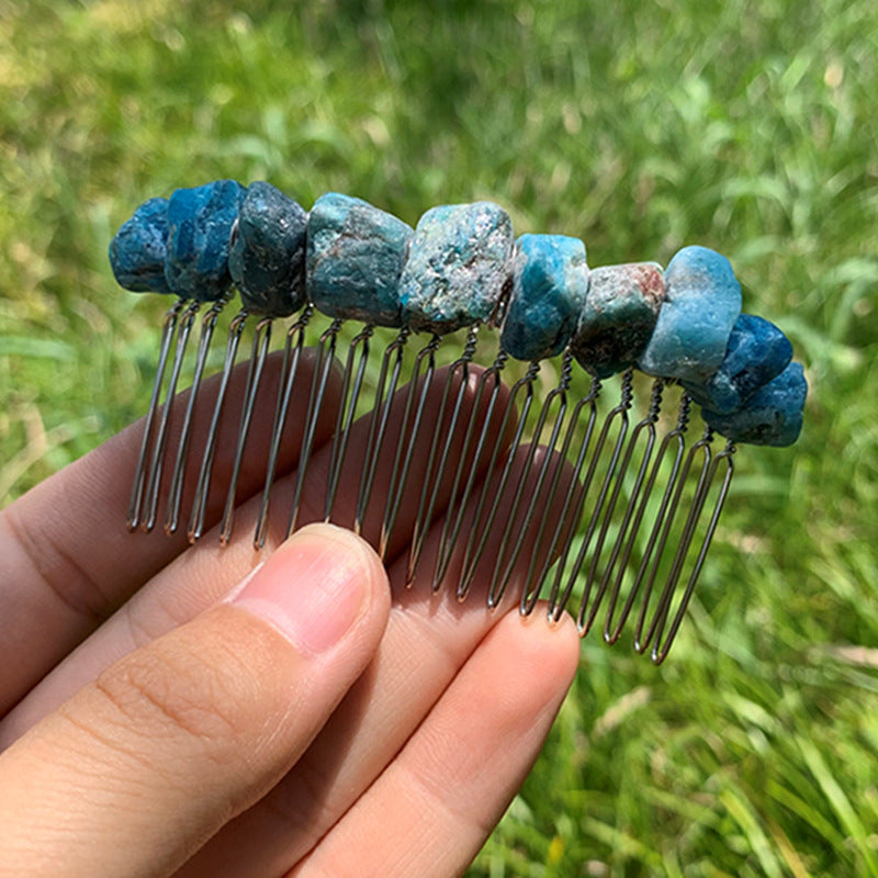 Natural Crystal Hair Comb 20 Teeth