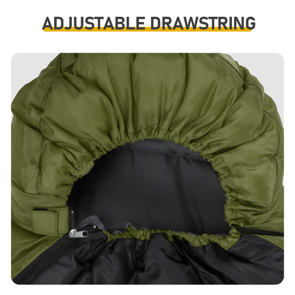 Heated Sleeping Bag - Lightweight Waterproof USB-Powered for Hiking