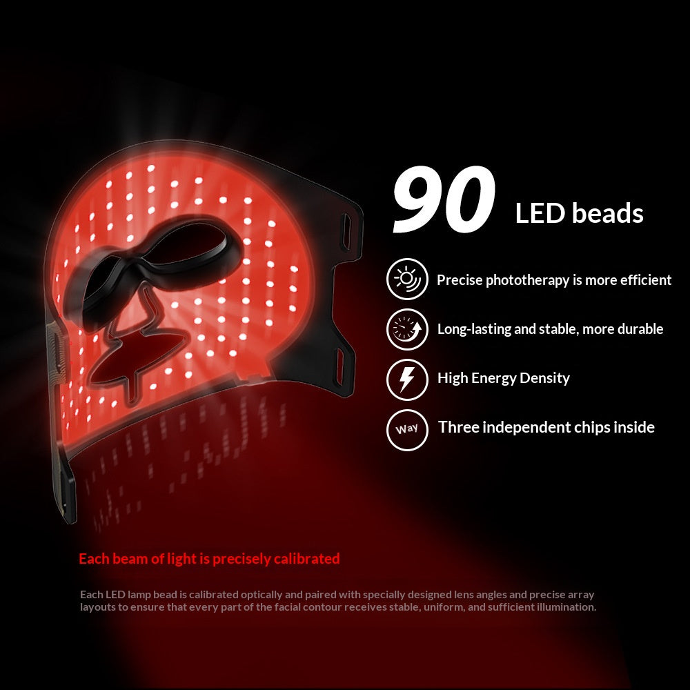 Silicone Beauty Mask Photon Skin-rejuvenation Facial Device