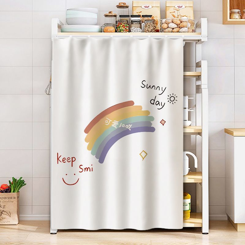 Dustproof Curtain Storage Rack for Wardrobe and Home Organization
