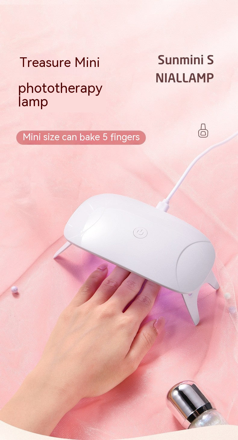 UV Nail Lamp - White Portable Handheld Drying