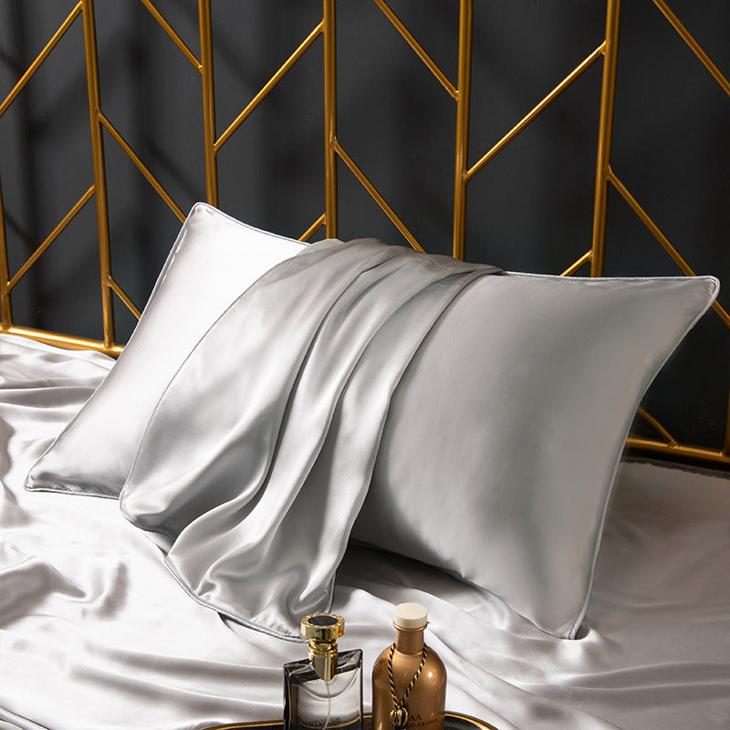 Double-Sided Ice Silk Pillowcase - Soft Rayon & Polyester Bedding Cover