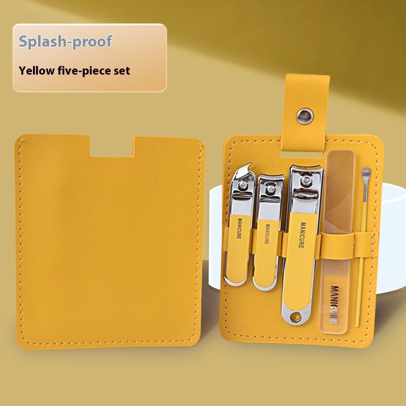 Nail Clippers Set 6 Pieces Anti-Splash Large Opening Manicure Tool