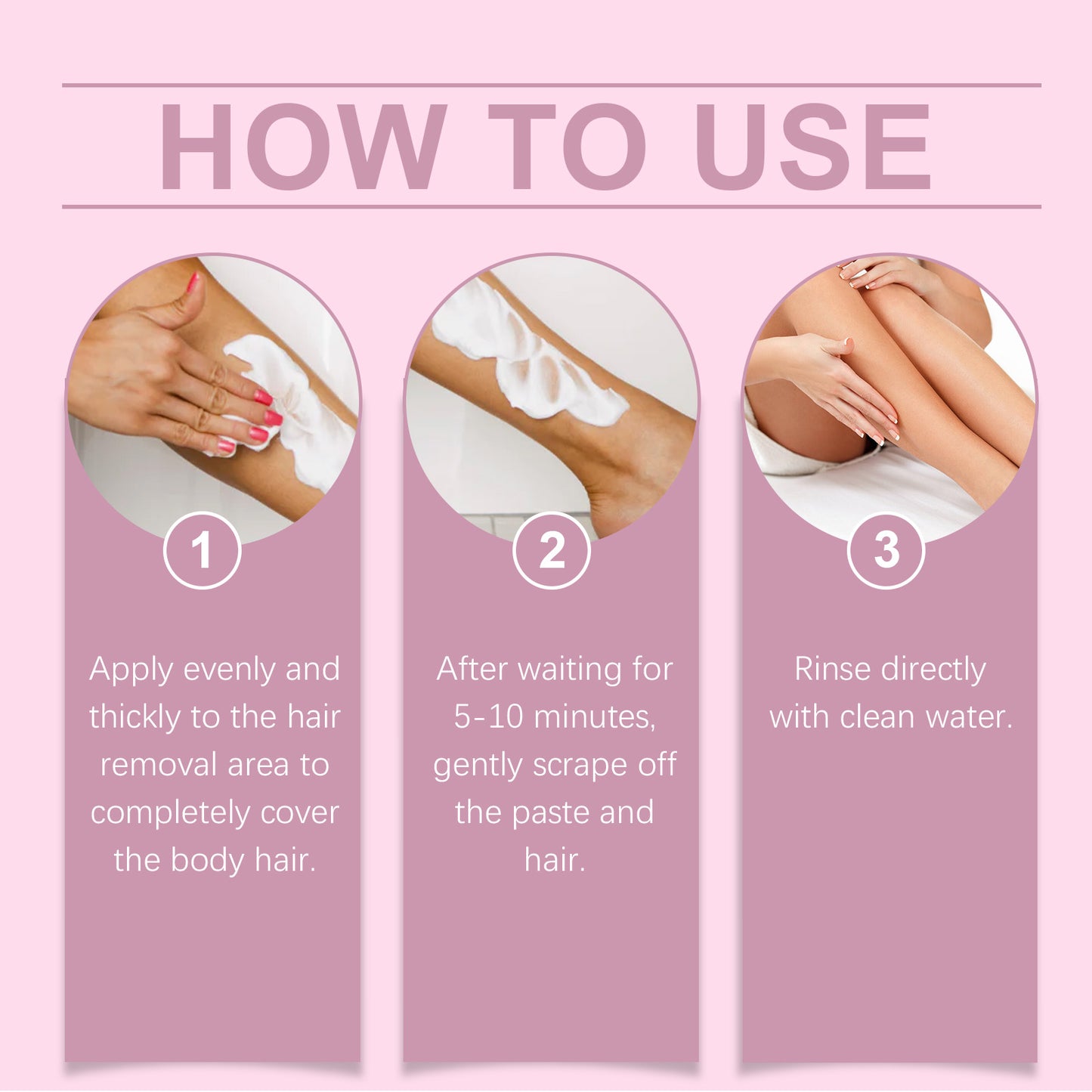 Silky Hair Removal Cream for Women - Gentle Body Hair Remover for Smooth Skin