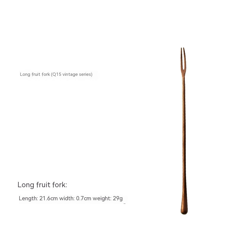 Japanese-Style Stainless Steel Tableware Set - Steak Knife Fork Spoon