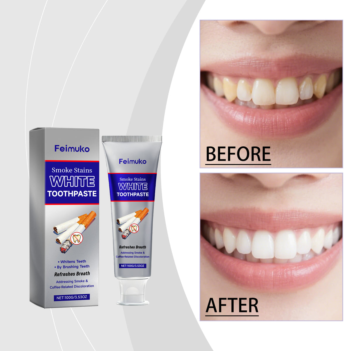 Whitening Stain Removal Toothpaste - 100g