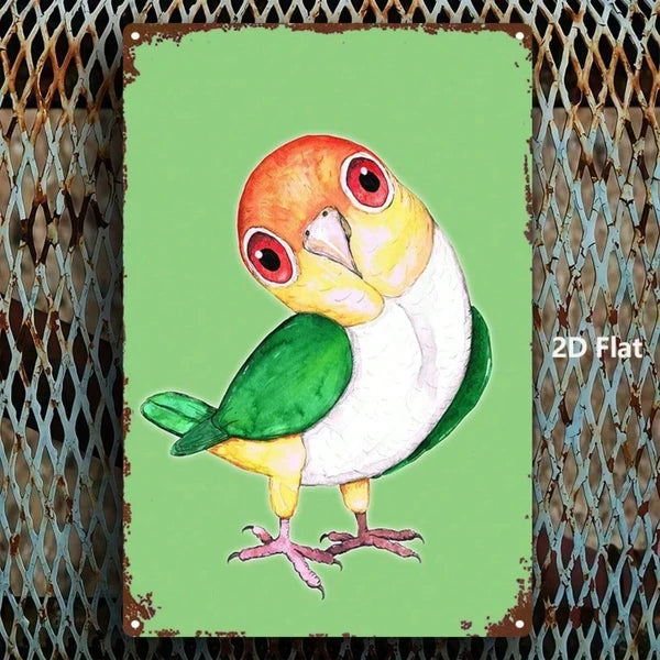 Metal Tin Wall Decoration Sign - 20 cm x 20 cm