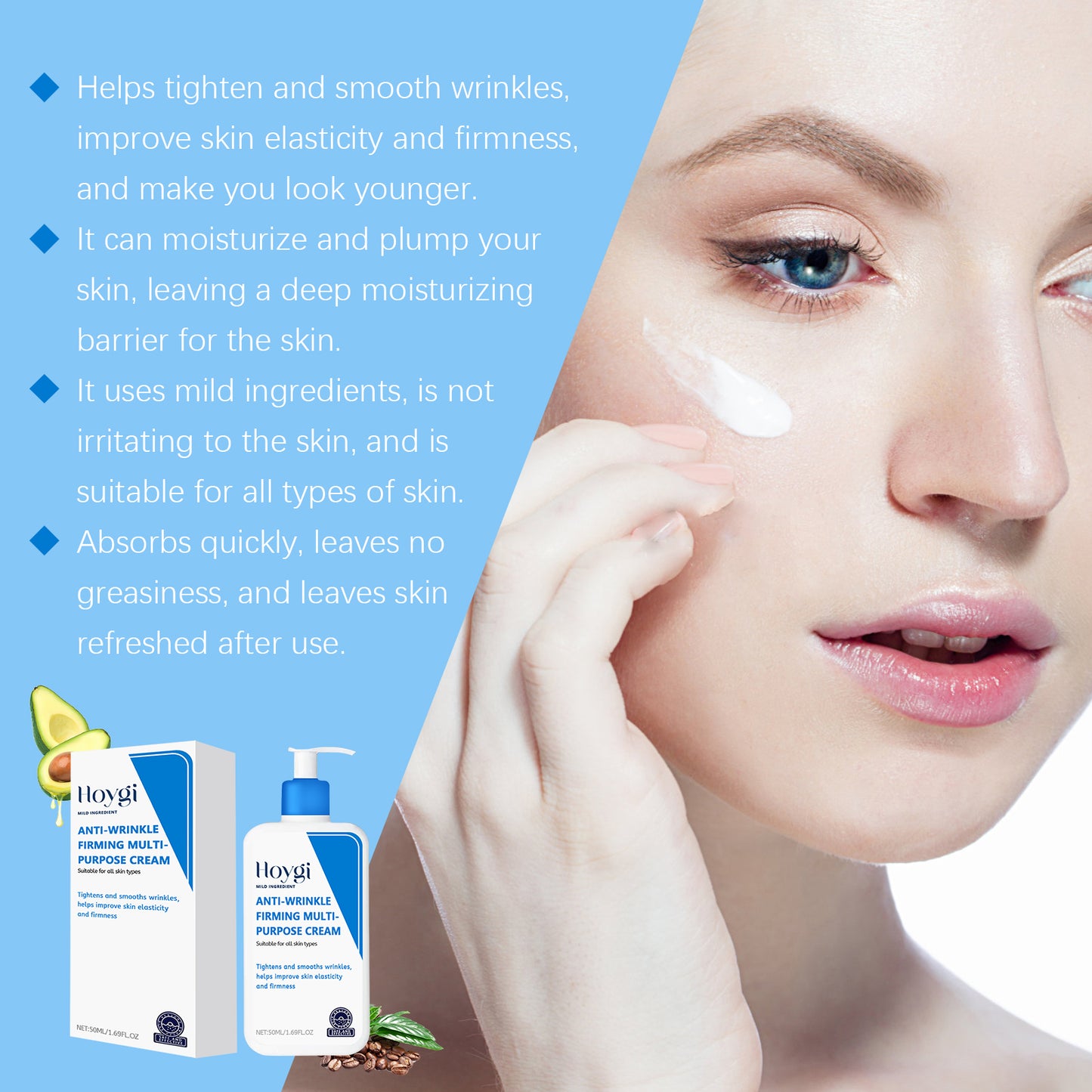 Firming and Moisturizing Body Cream - 50ml Hydrating Skin Tightening Lotion