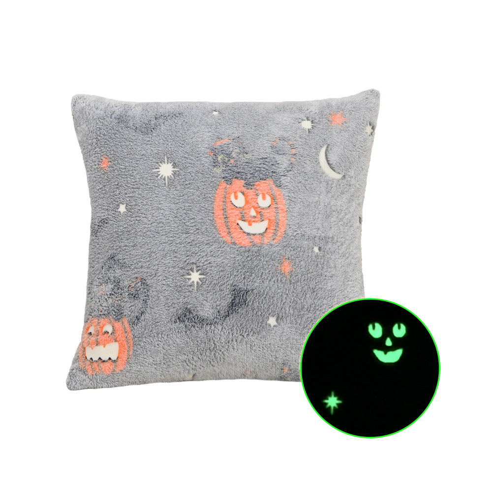 Luminous Halloween Pillow Cover Set - 45x45cm Nordic Home Decor