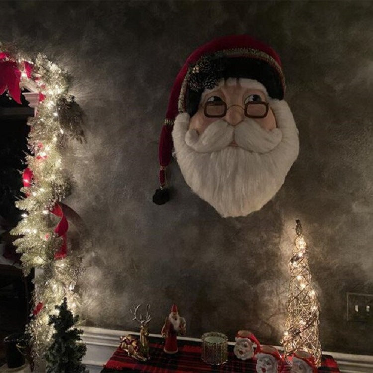 Wooden Santa House Number Wall Decoration - Festive Christmas Home Decor