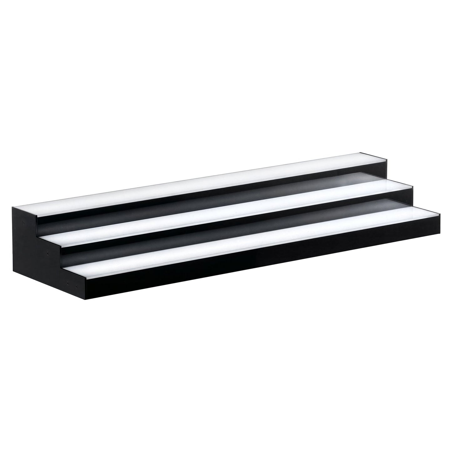 LED Liquor Bottle Display Shelf with Remote & App Control - 3 Tiers, 40 Inch, Acrylic Illuminated Bar Decor for 30-39 Bottles