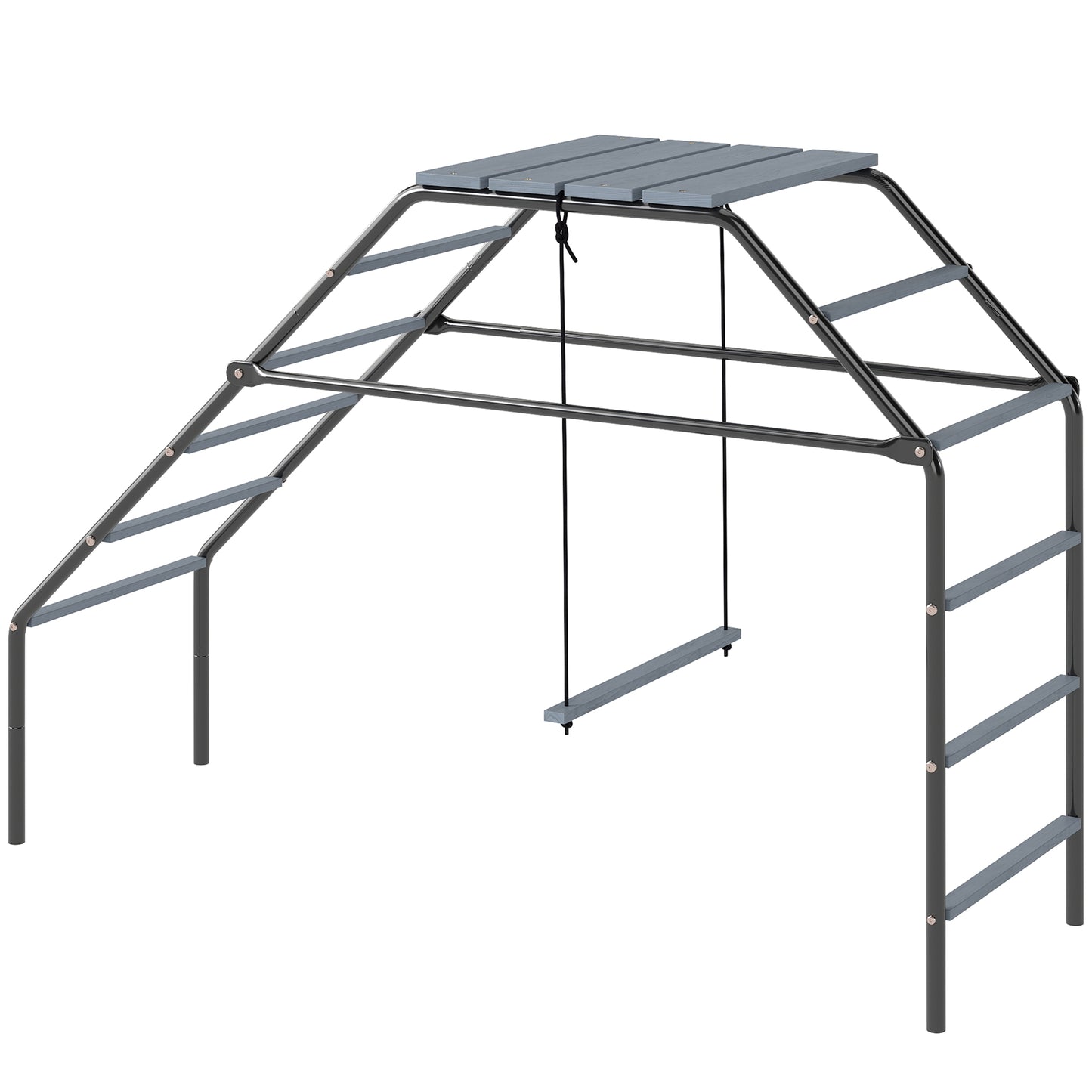 Adjustable Chicken Coop Perch with Swing - 10 Rails for Backyard Farm
