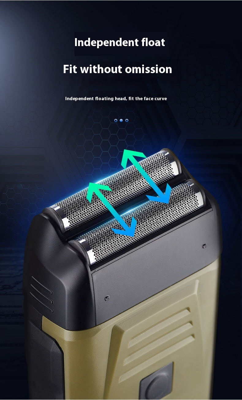 Reciprocating Electric Shaver Head - Army Green