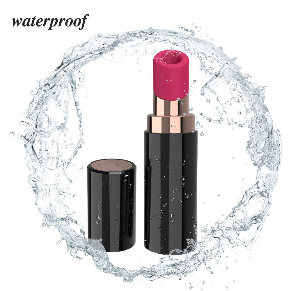 Lipstick-Shaped Sucking Vibration Toy - Waterproof Adult Wellness Device