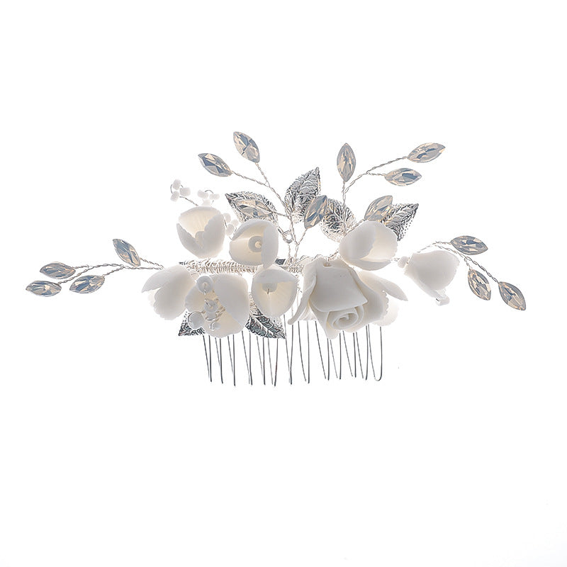 Wedding Bridesmaid Fairy Hair Accessories - Silver & Light Gold