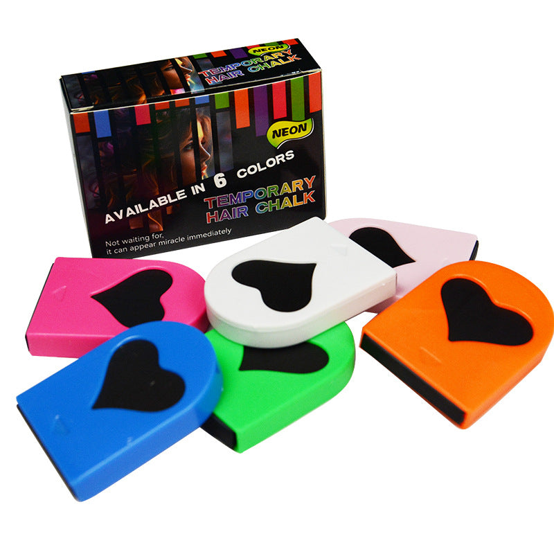 12-Color Hair Highlight Clip Set for Quick Spot Coloring - Matte Finish