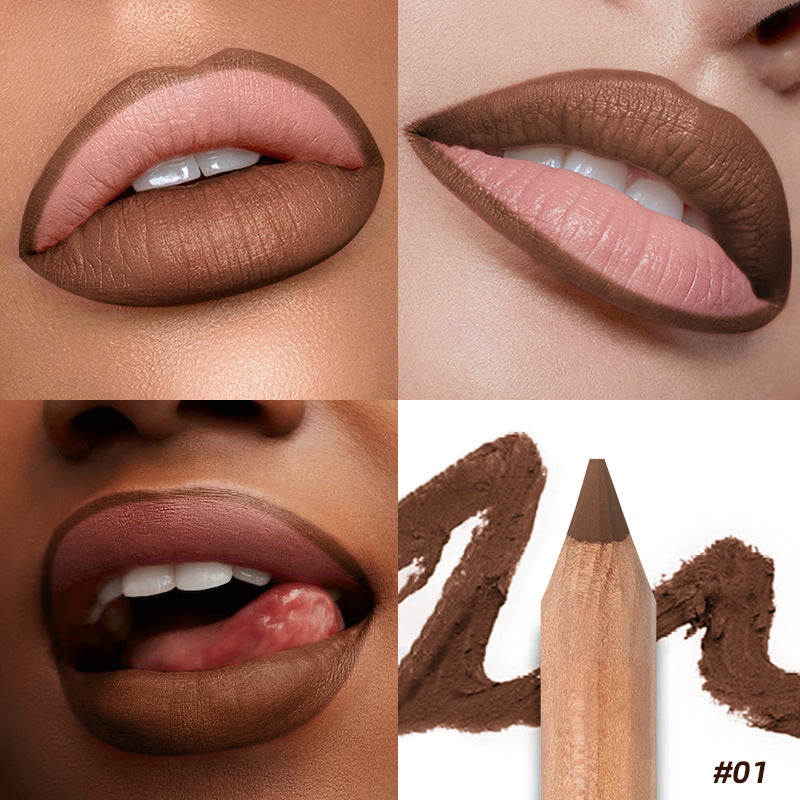 Matte Lip Liner Set 8 Colors Waterproof Natural Lipstick Makeup