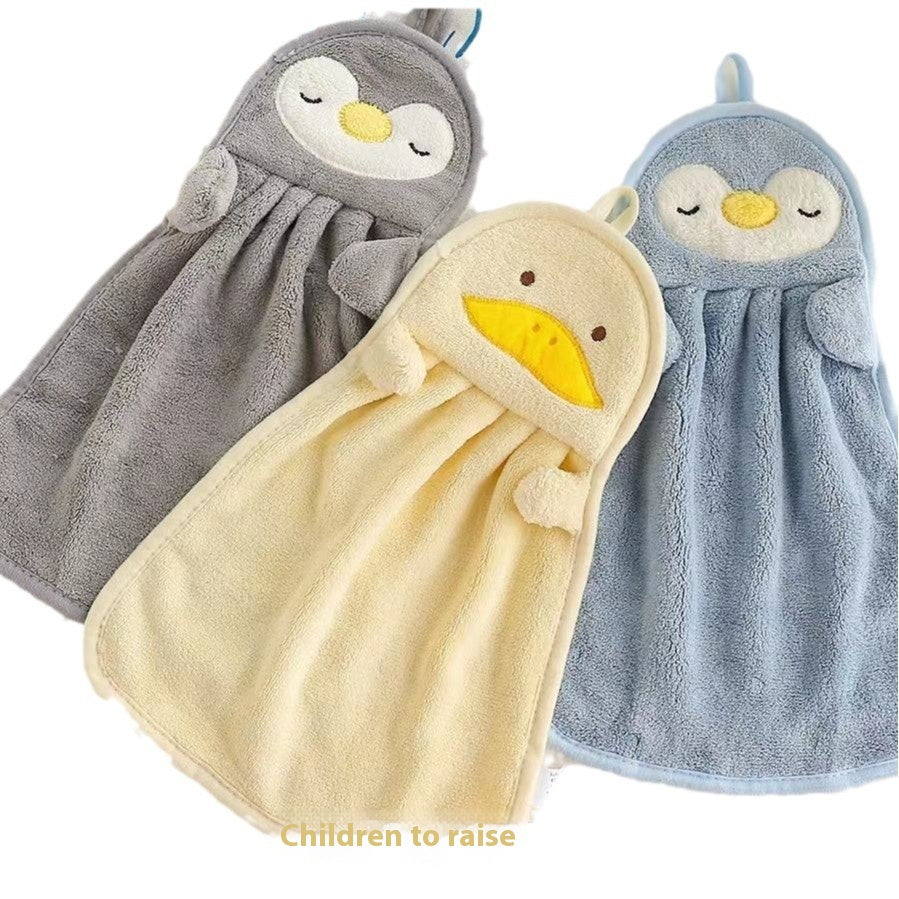 Cute Hanging Hand Towel for Kitchen - Lint-Free Household Decor