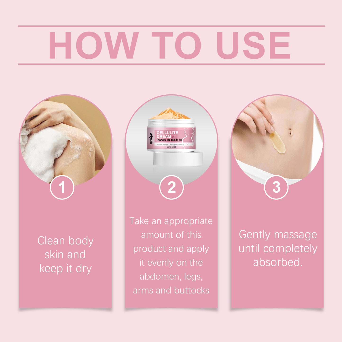 Firming Body Massage Cream with Shea Butter & Ginger - Moisturizing Formula