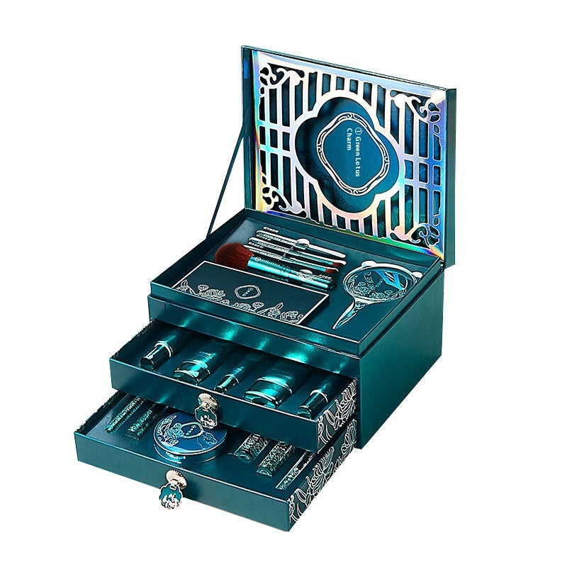 18-Piece Makeup and Skincare Set with Brush Gift Bag