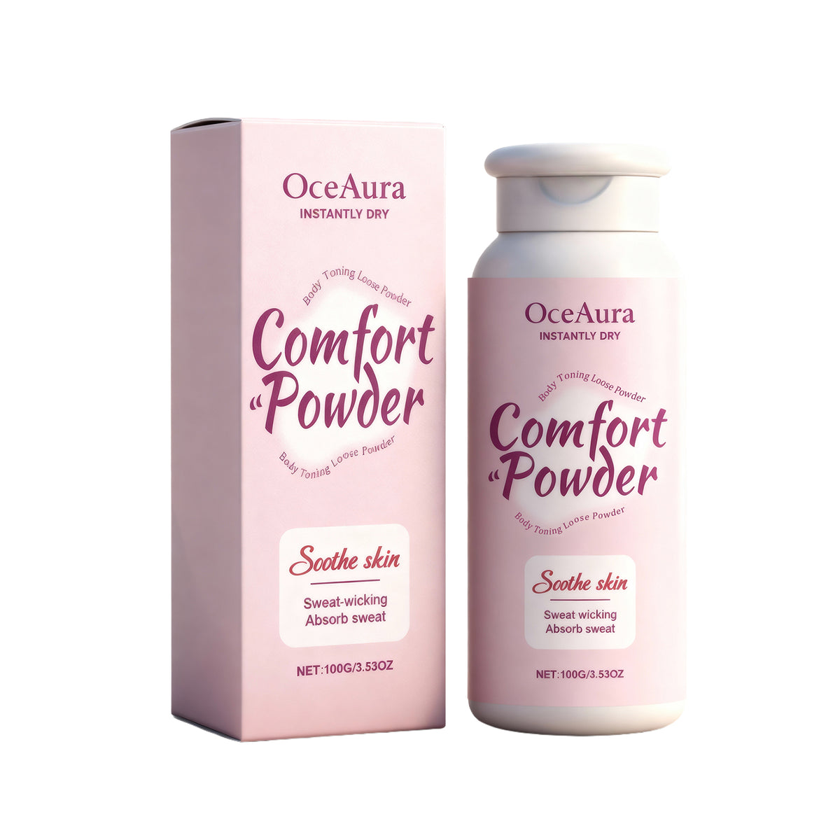 Sweat-Absorbing Body Powder 100g – Stay Dry & Fresh
