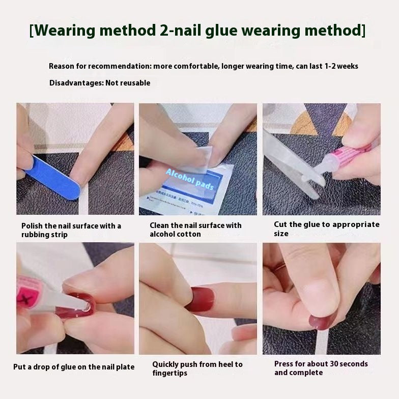 Funny Egg Puff Press-On Nails - Hand-Made 3D Nail Art