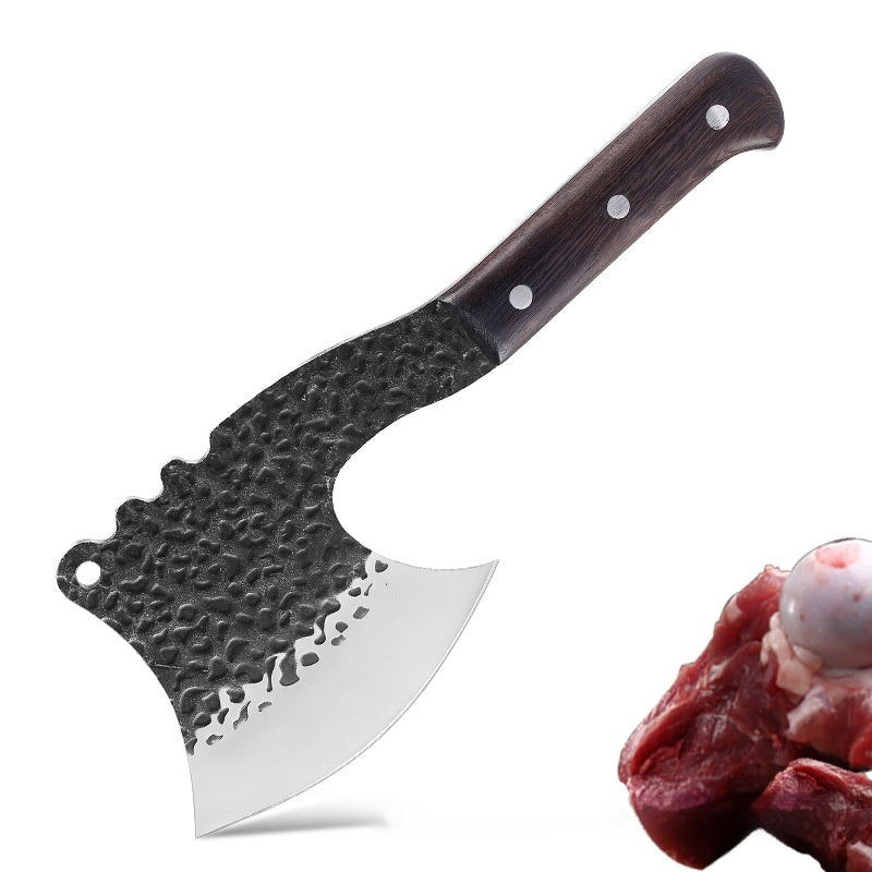 Multifunctional Hand-Forged Bone Chopping Knife for Kitchen