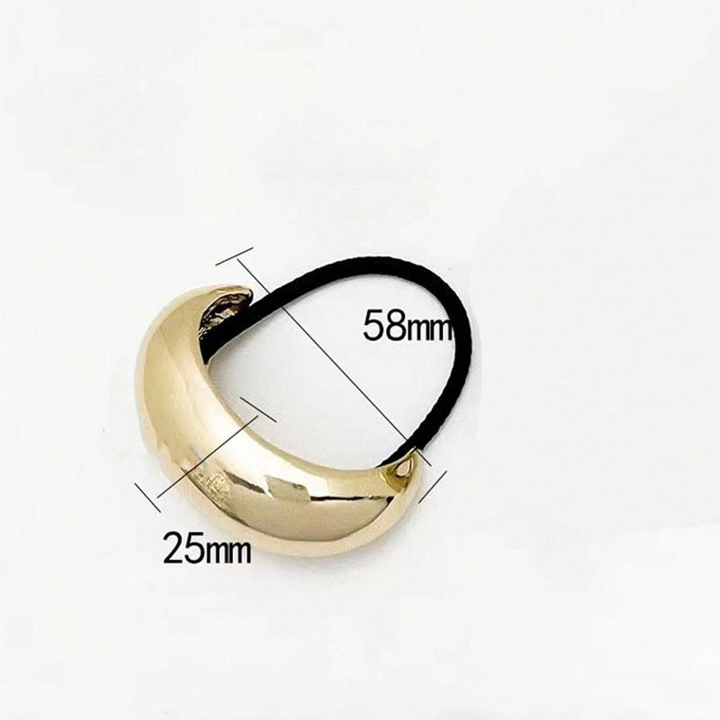 U-Shaped Alloy Ponytail Hair Ring