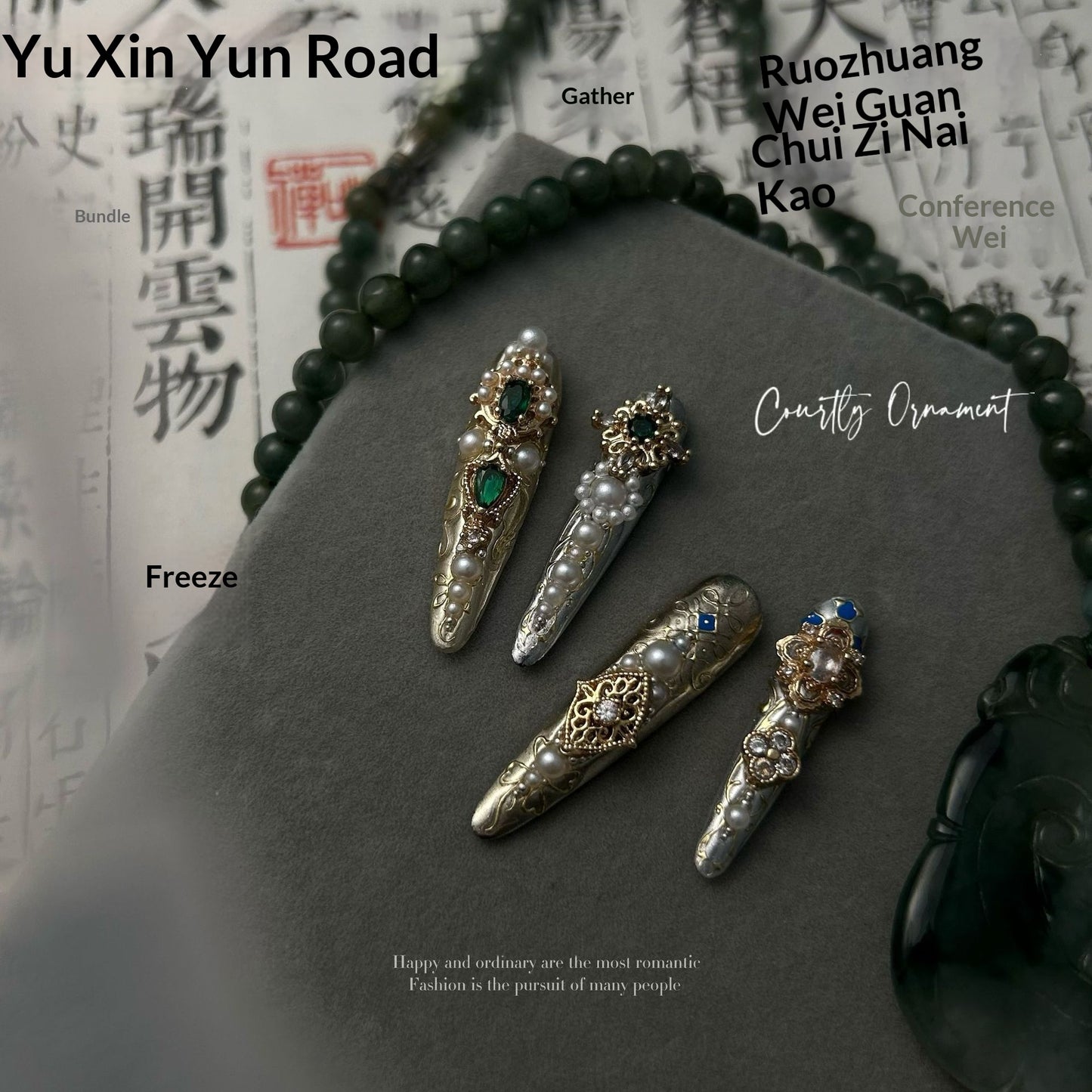 Wearable Nail Rhinestones for Manicure Decorations - Multiple Styles